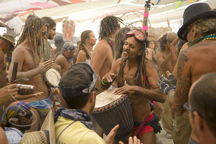 burning man yoga