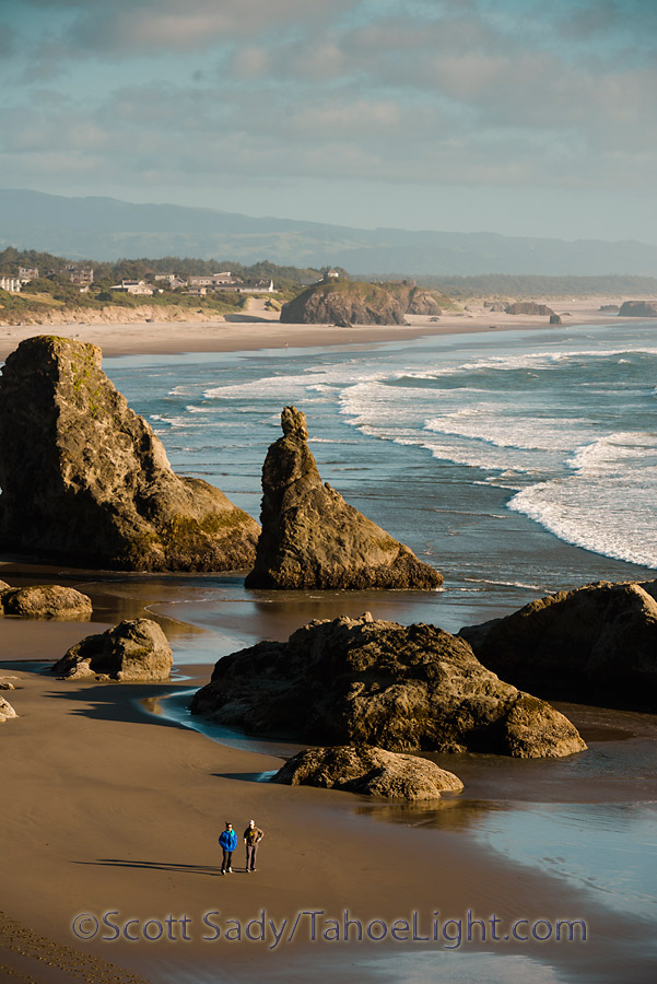Overview of Bandon Beach Oregon