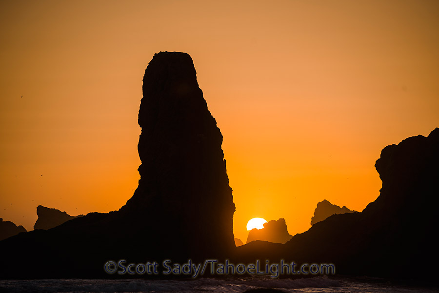The rock formations along Bandon Beach are really some of the most scenic. We stayed for a couple of days hoping for an epic sunset, but mostly just got clear skies and wind.