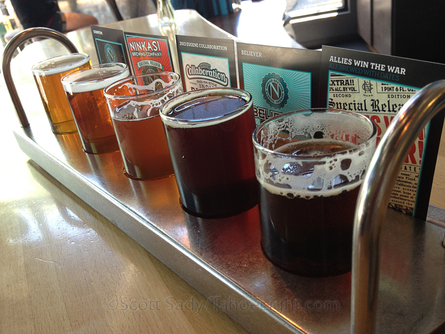 Had to stop at my favorite brewery, Ninkasi, in Eugene Oregon on the way back down. They sponsored our kayaking for the last couple of years, so even though they can't import directly into Nevada yet, we have had a few truckloads to work through each year, and it is awesome beer!