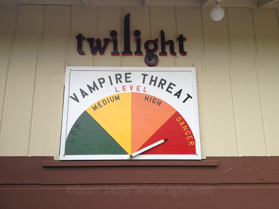 The town of Forks, Washington, the setting for the Twilight series.