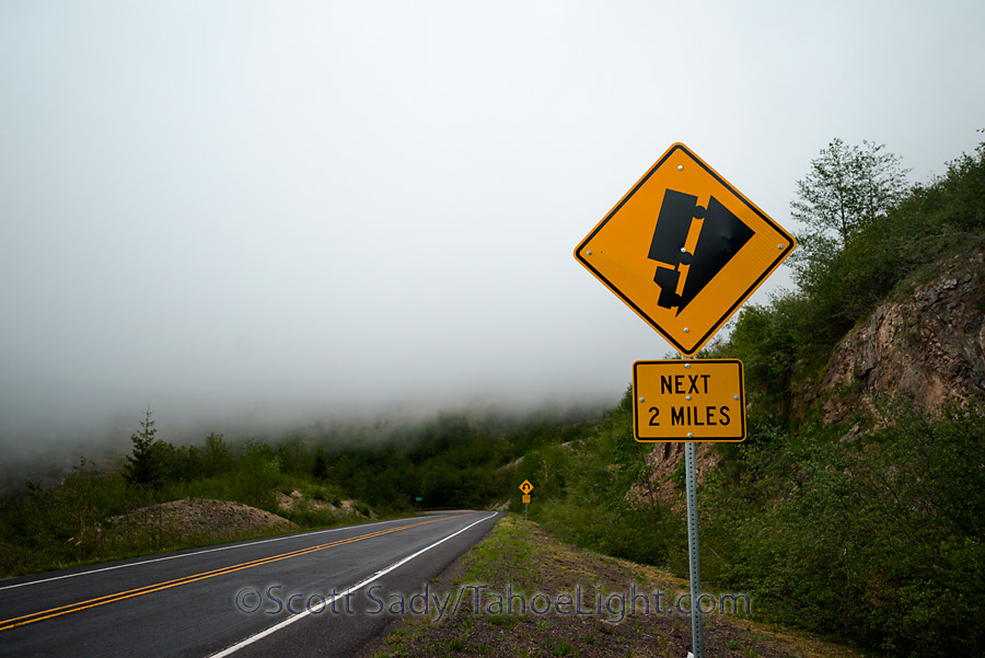 Nice sign on the way down from Johnston Ridge