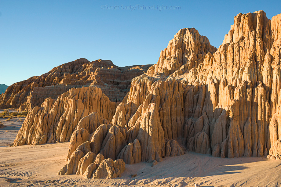 Some of the more interesting formations of Cathedral Gorge.