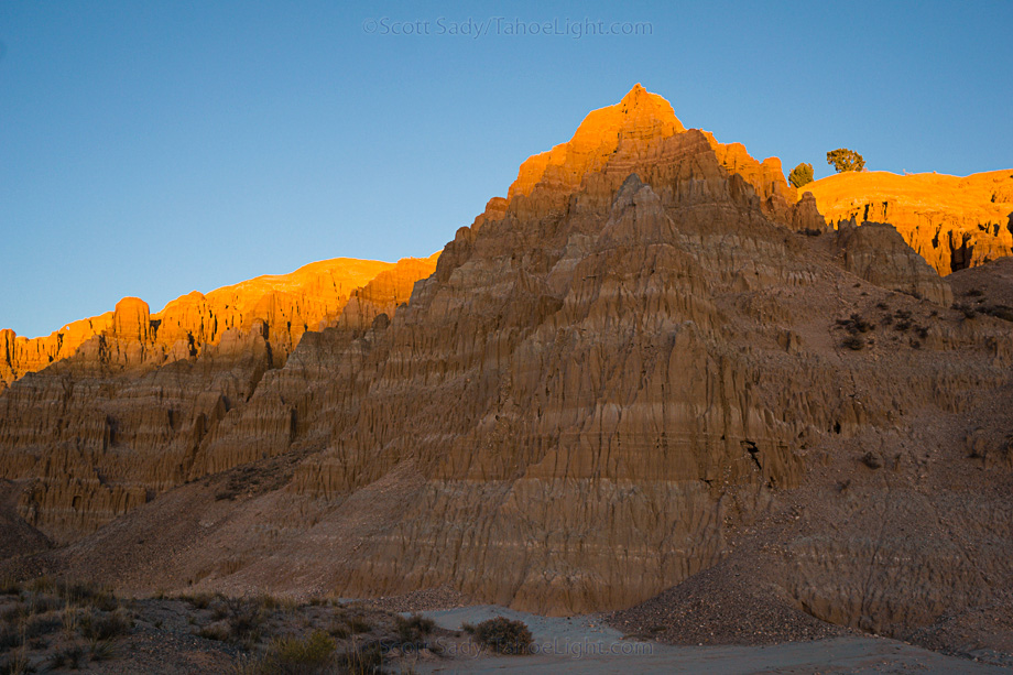 Rock formations in Cathedral Gorge state park in South Eastern Nevada, USA.