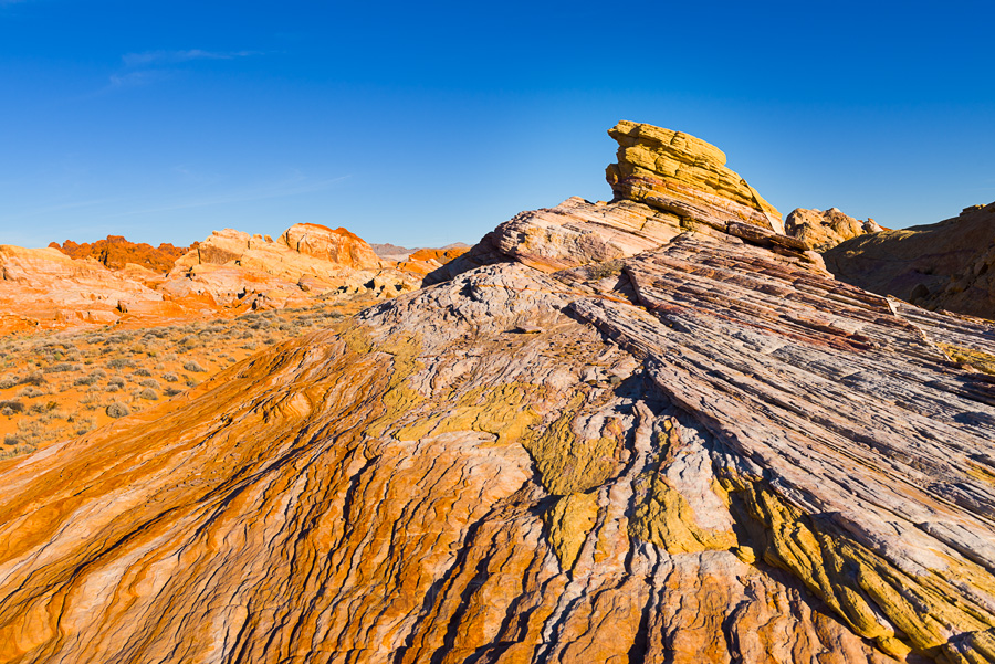This is one of my favorite rock formations mostly because of all the color. you have to hike about 20 minutes from the road to come across it, but all the hiking here is relatively easy.