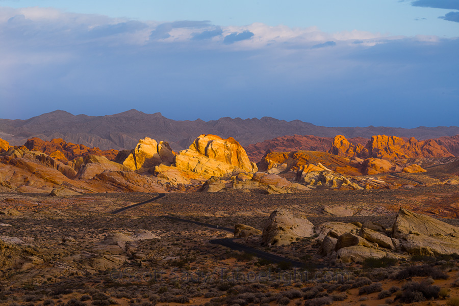 Sunrise at Valley of fire. This was almost a great day.