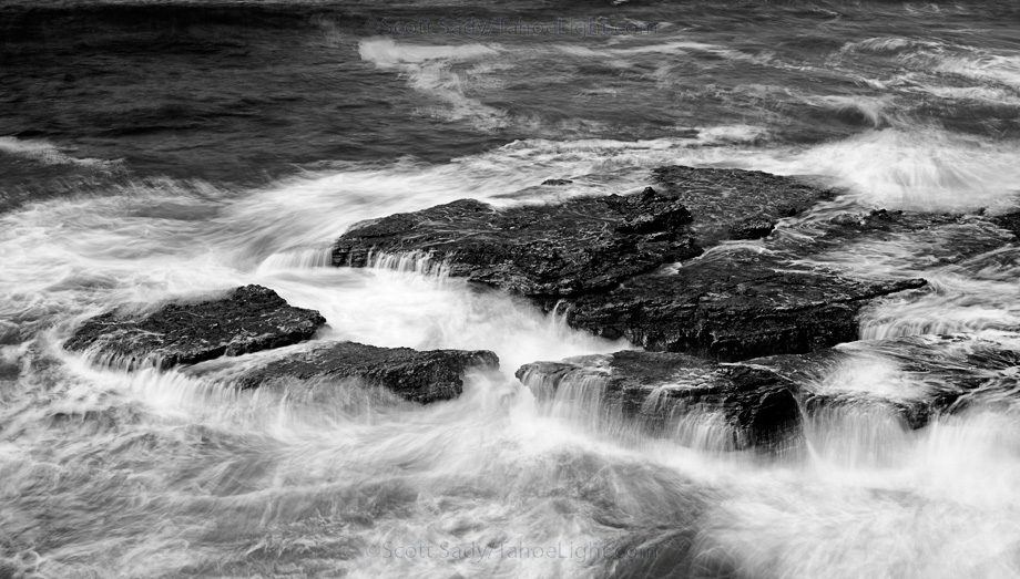 The rugged california coast near Davenport, just north of Santa Cruz, ca.