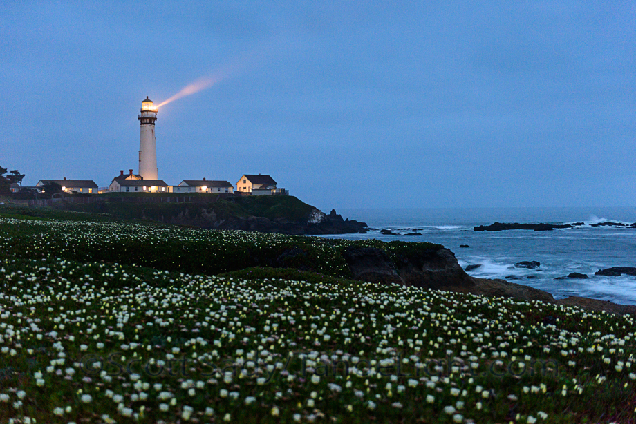 Pigeon Point Light house and Hostel south of San Francisco, California along the pacific coast.