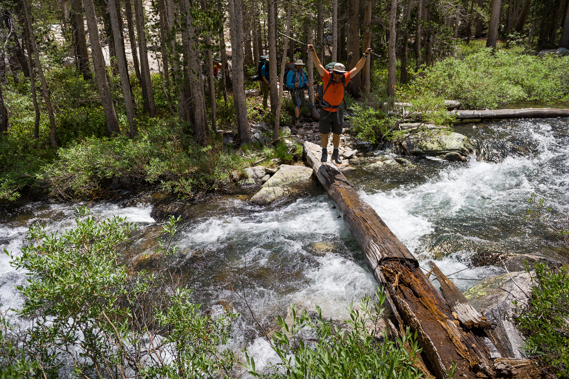 The normal snow year meant a lot of water at high elevations, but most of it had a fairly easy way through.