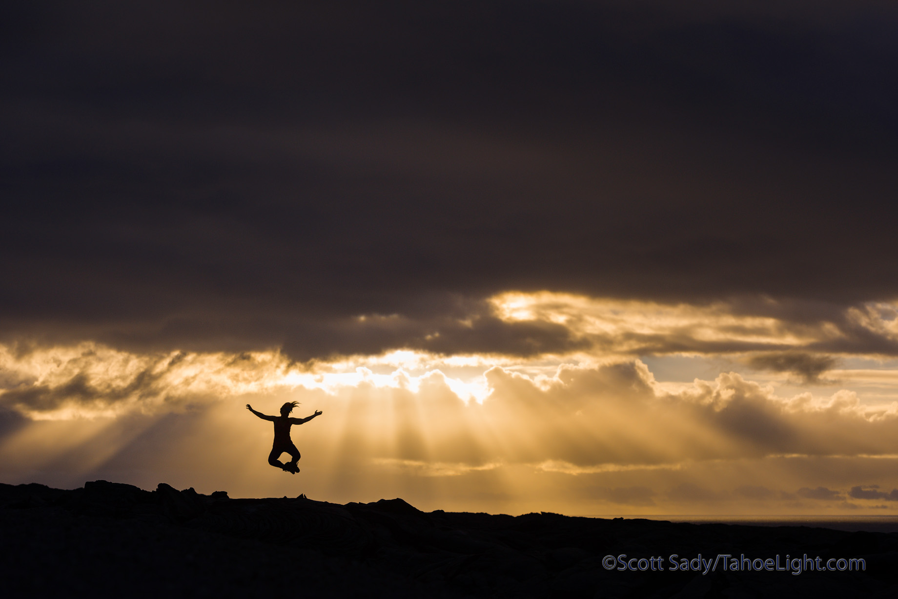 This is the feeling my wife got when she realized she had just accompanied my on our last long hike in or out from the lava fields.