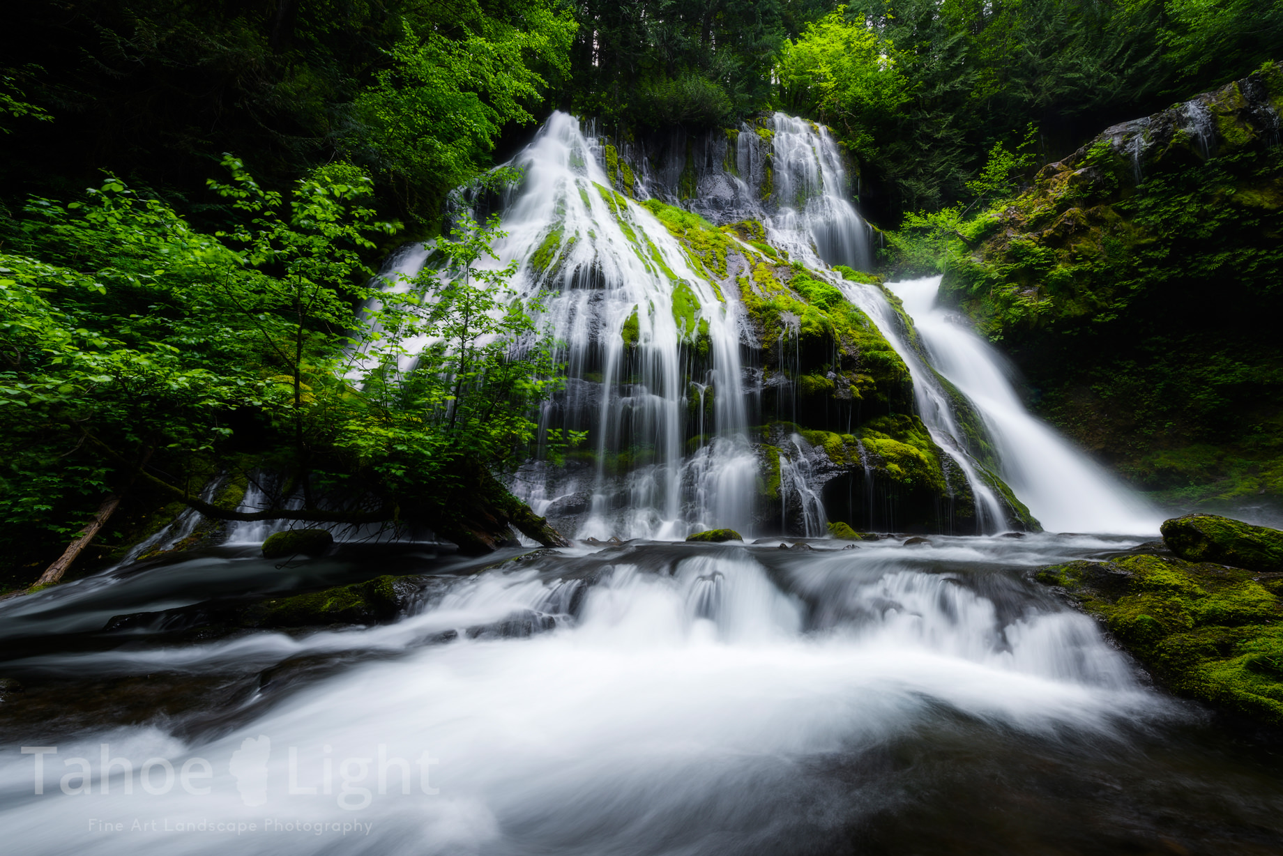 Panther Falls Washington Tahoe Light Photography