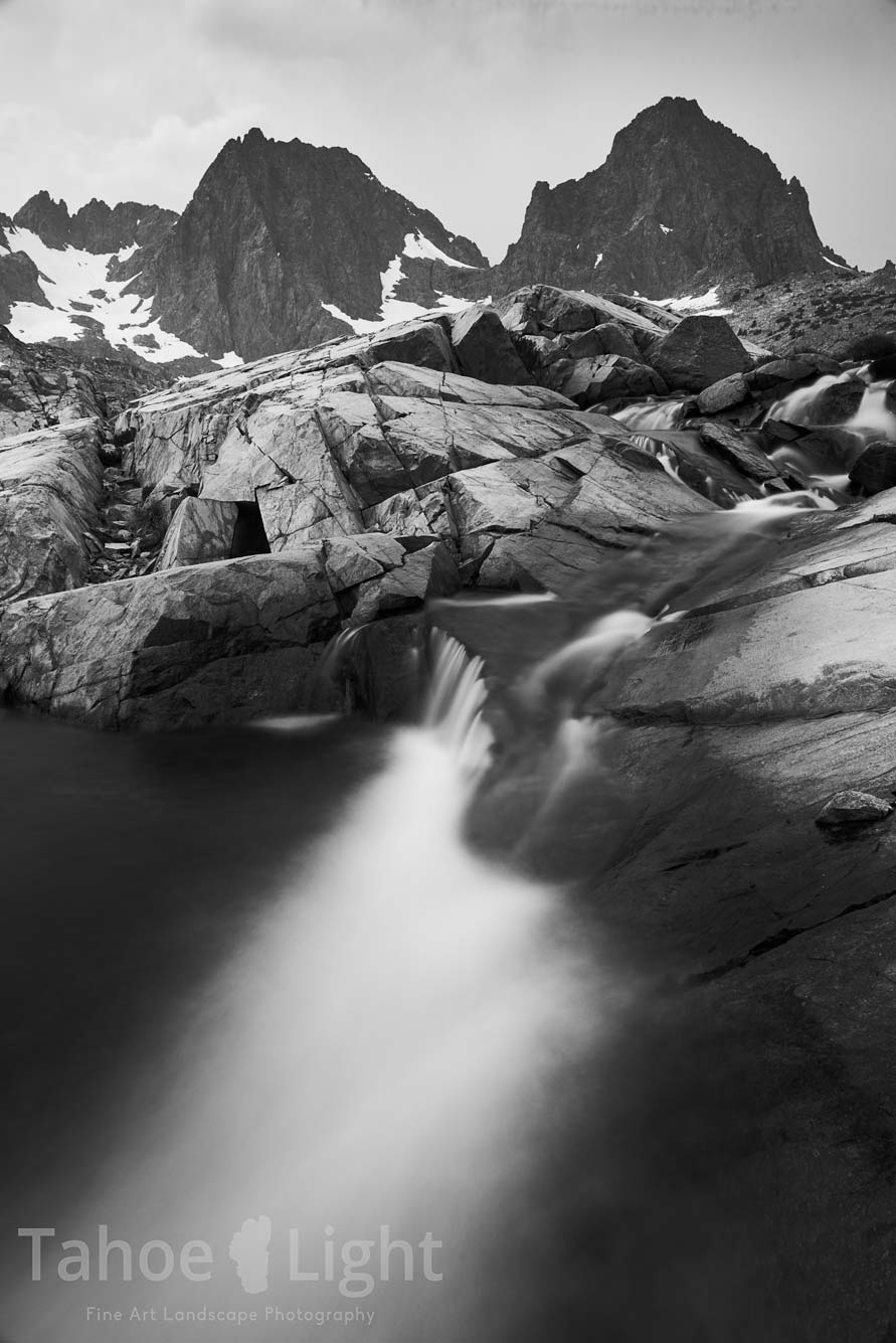 nydiver lake black and white landscape