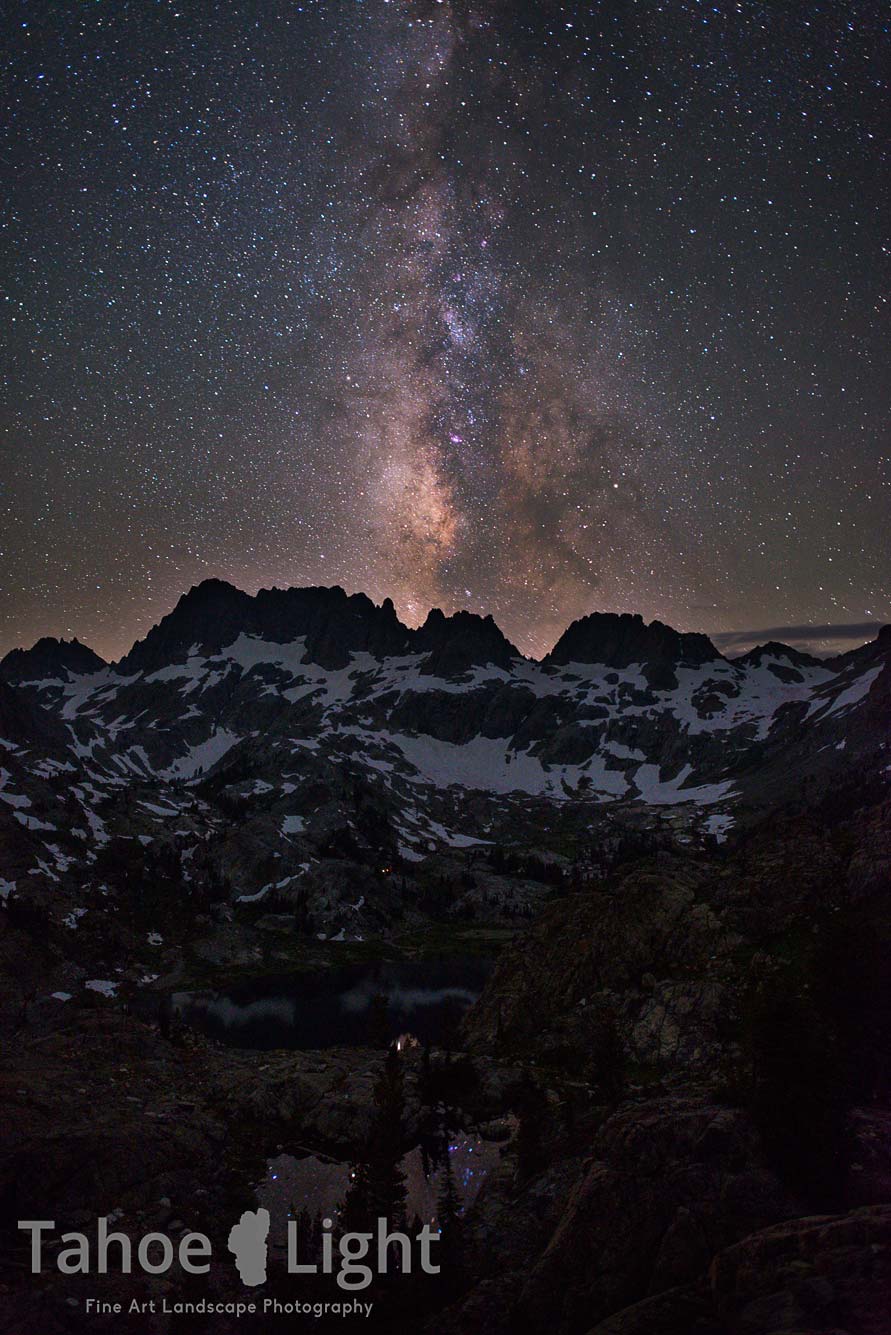 high sierra milky way photo