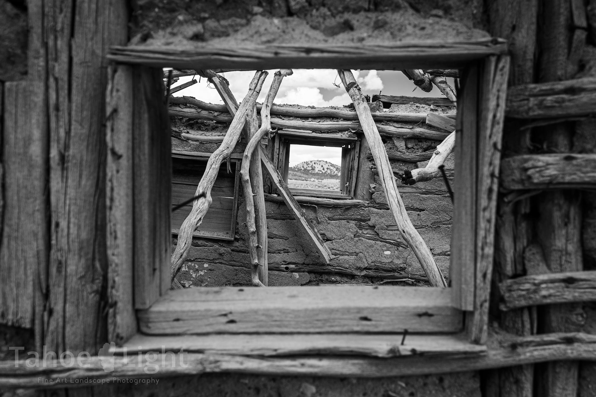 photograph of old nevada ranch