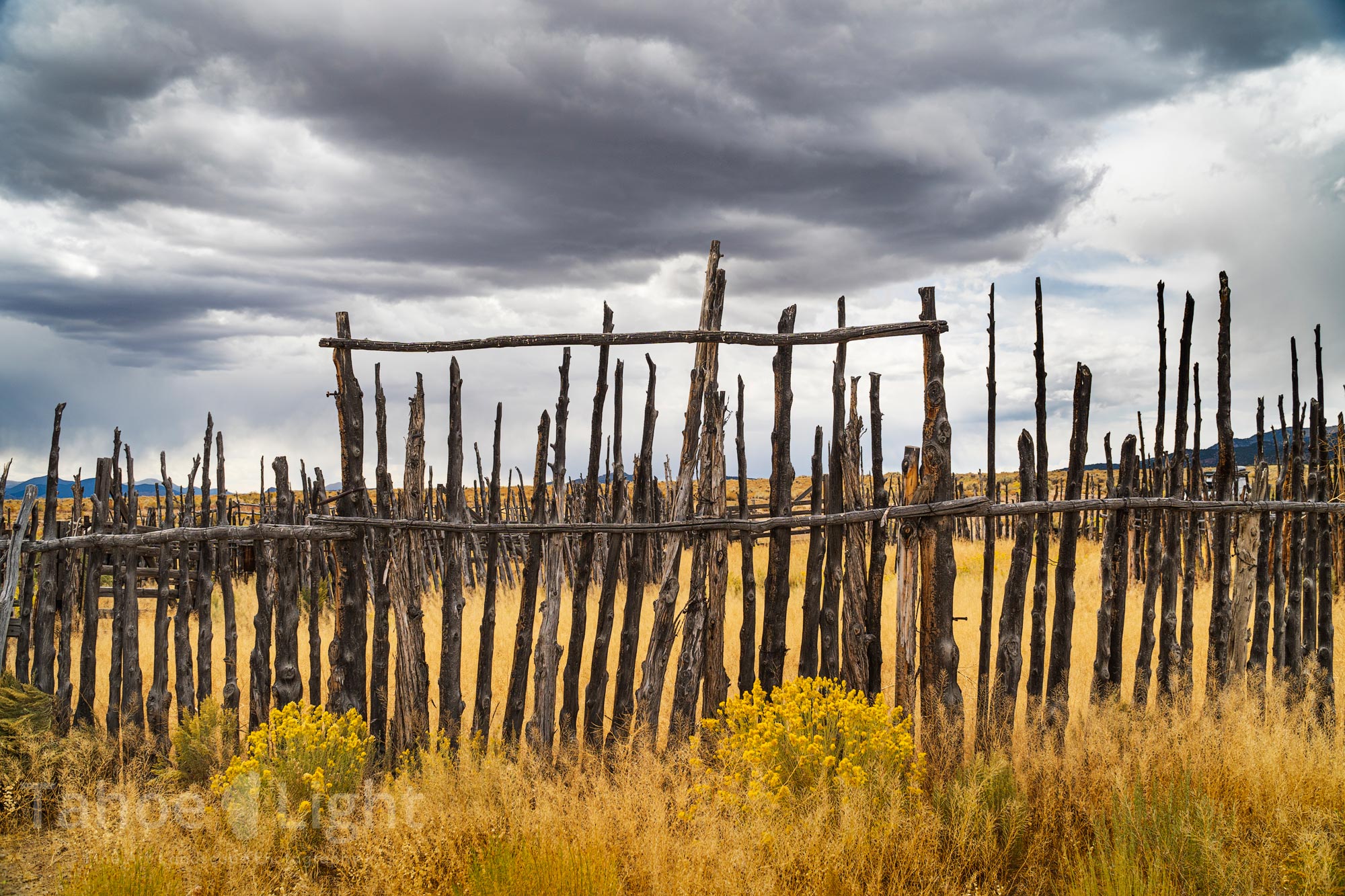 photograph of old nevada ranch