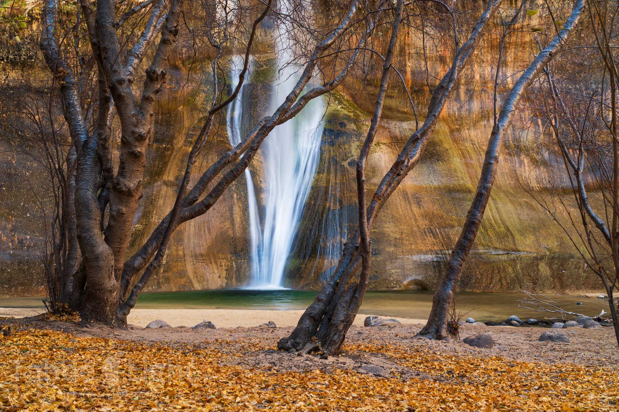 photograph of calf creek falls