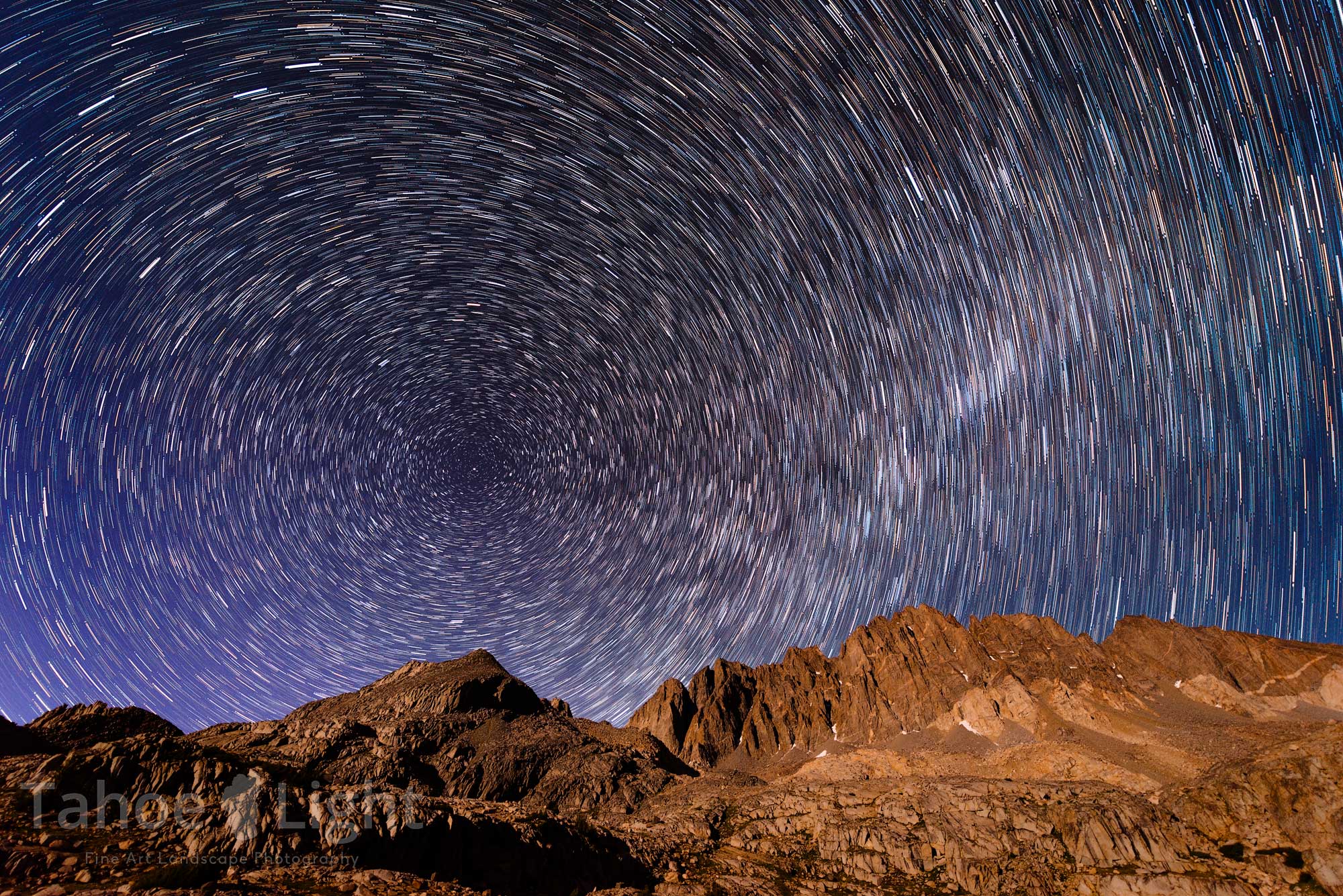 star trail landscape photography