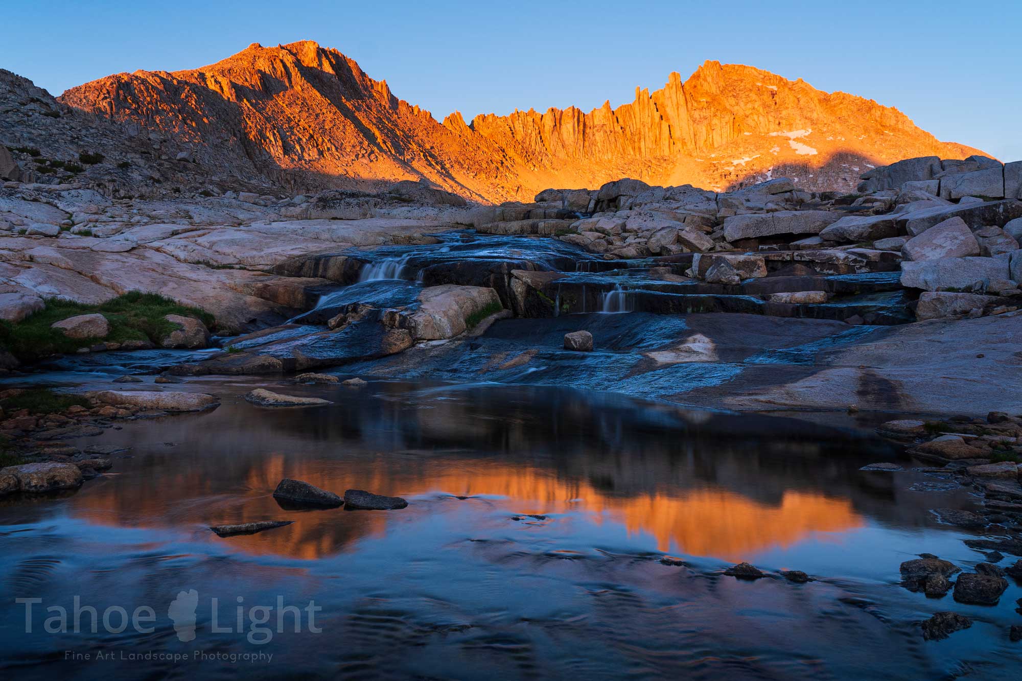 Bear Lakes Basin sunset photo