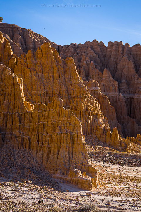 Some of the more interesting formations of Cathedral Gorge.