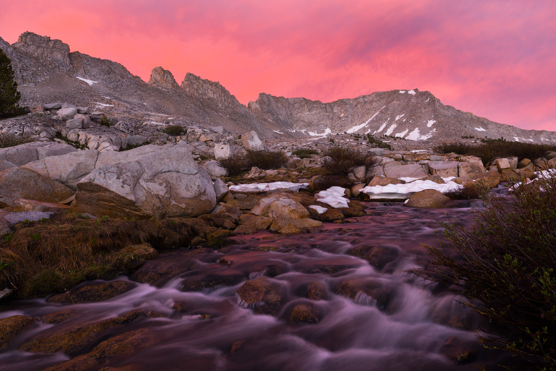 Sierra Backpacking - Pine Creek Pass | Tahoe Light Photography