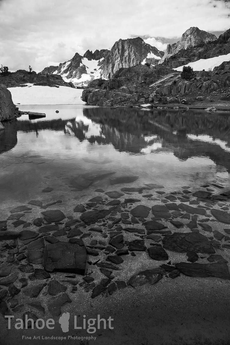 black and white high sierra photograph