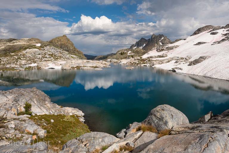 Nydiver lake in ansel adams wilderness