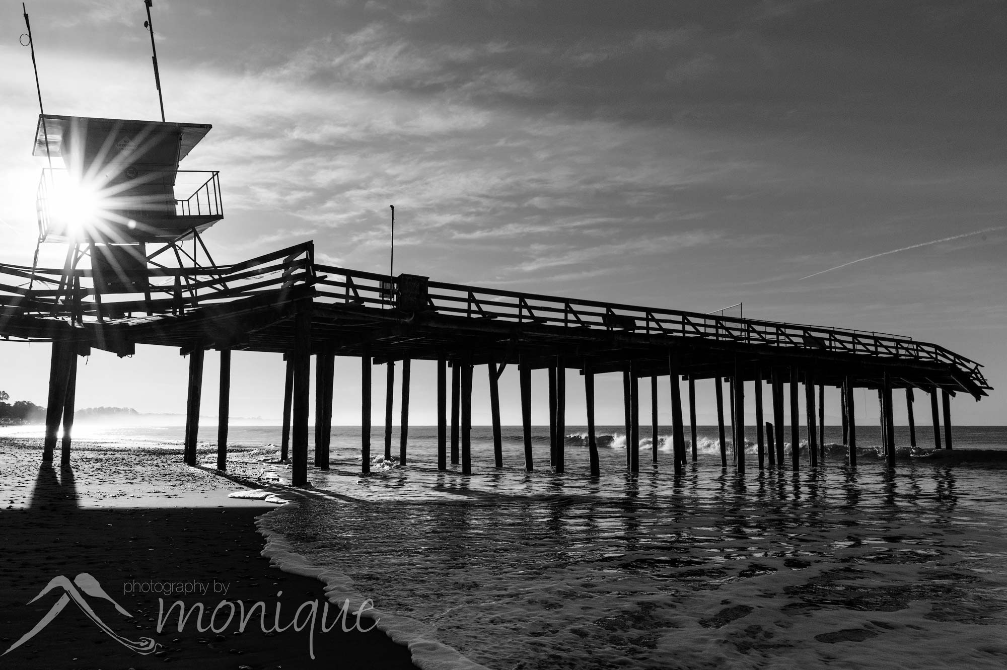 Seacliff State Beach pier, Cement Ship, SS Palo Alto, January 2023 Santa Cruz storm damage